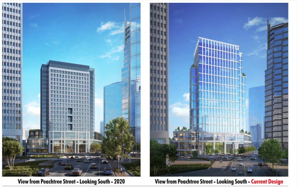 Before/after Dewberry's stalled Campanile redo unveiled, applauded